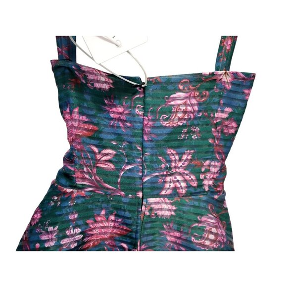 MARCHESA NOTTE Floral Tiered Fit & Flare Dress - Picture 7 of 14